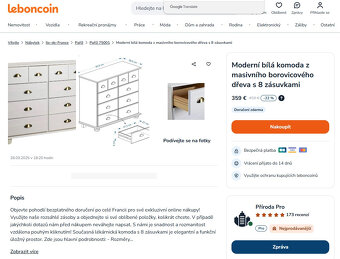 stylová anglická komoda – pěkný design - 10