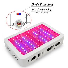 Nové světelné LED Grow Light - Full Spectrum. - 10
