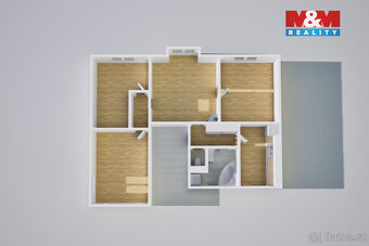 Pronájem bytu 4+1, 89 m², Ústí nad Labem, ul. Nedbalova - 10