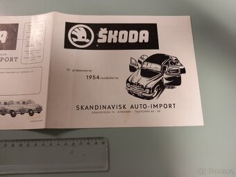 Škoda 1200 - dobový prospekt ve švédštině - 10