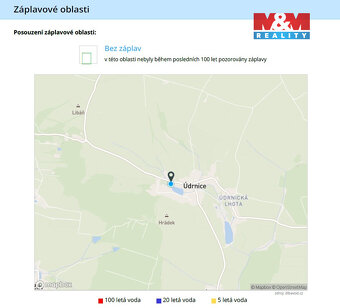 Prodej pozemku k bydlení, 1215 m², Údrnice - 10