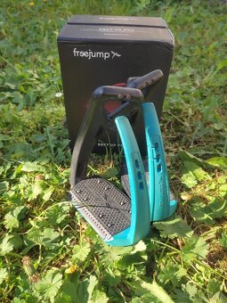 Modré freejump třmeny, řemeny Kentaur a obaly - 10