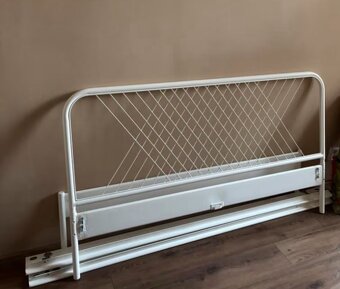 IKEA kovová postel 160 cm včetně roštu - 10