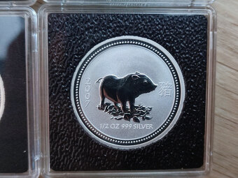 Lunární série I. - 9x1/2oz (kompletní edice 1/2oz mincí) - 10