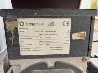 Benzíná elektrocentrála s el. startováním, skladem - 10