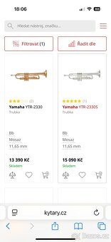 Trumpeta Yamaha YTR 2330 - 10