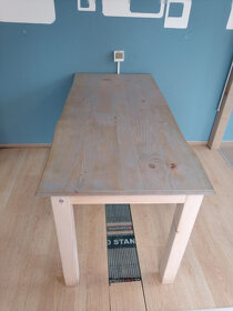 Malá dřevěná pergola i se stíněním a stolem - 10
