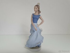 Porcelánová soška Royal Dux dáma tanečnice perfektní stav - 10