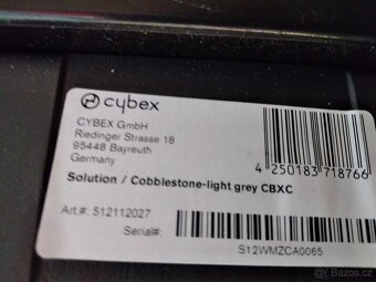 Autosedačka Cybex Solution kat. 2-3 - 10