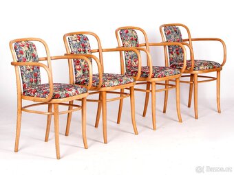 4+x křesílka, židle s područkami TON, J. Hoffman - 10