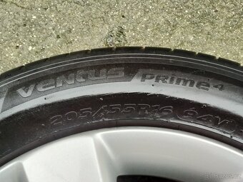 Alu kola  VW Touran 6,5J x 16, 5x112, ET 50, Letní pneu - 10