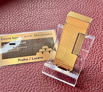 🔥 Dunhill Rollagas Zapalovač 80' léta, vzor Empire Est.🇨🇭 - 10