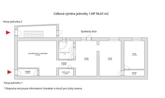 Prodej i.d.domu, odpovídající bytu 4+kk, 94 m2, Vyškov - 10
