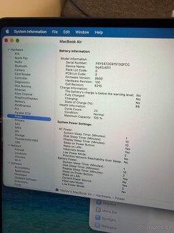 13” Macbook Air M2 16/256GB, téměř nový v záruce - 10