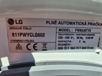 LG A+++ ZÁRUKA , DOPRAVA, INSTALACE PŘEDVEDENÍ - 10
