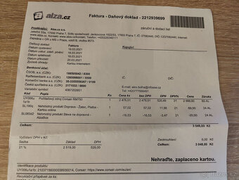 Modulární ATX zdroj CORSAIR RM750, 80 PLUS Gold, herní PC - 10