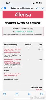 Kontaktni cocky Acuvue Oasys Astigmatism - 10