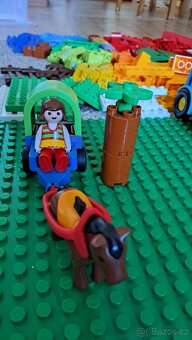LEGO Duplo 10525 Velká farma + 10586 - Zmrzlinářská dodávka - 10