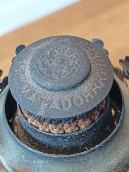 SECESNÍ PORCELÁNOVÁ PETROLEJKA EHRICH & GRAETZ 19. STOL. - 10