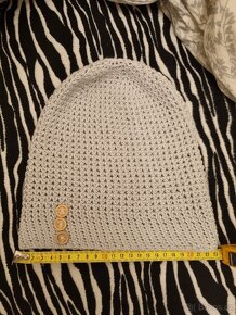 Homelesky čepice ručně háčkované - 10