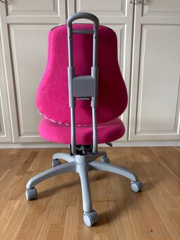 Dětská otočná nastavitelná židle na kolečkách - 10