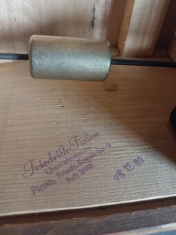 Krbové stolní hodiny starožitný Německo - 10