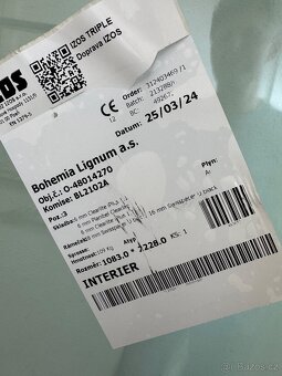 HS portál posuvné dveře, dřevo - hliník - 10