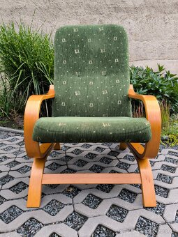 Moderní čalouněná pohupovací křesla - 2 kusy - 10