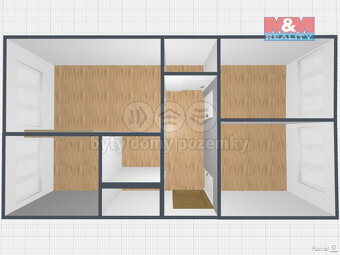 Prodej bytu 3+1, 51 m², Most, ul. Lidická - 10