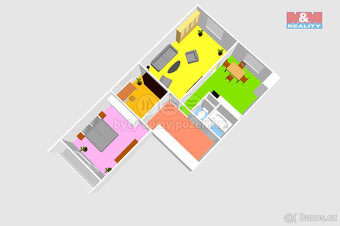 Prodej bytu 3+1, 73 m², Kamenický Šenov, ul. Pískovec I - 10