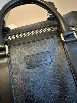 Taška Gucci GG černá víkendovka Unisex - 10