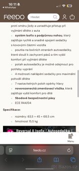 Dětská autosedačka 0-18 kg - 10