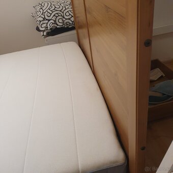 Postel Ikea 140x200 s roštem a matraci - 10