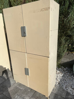 Staré kovové lékařské skříně - 2 kusy - 10