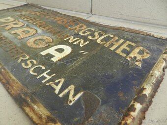 REKLAMNÍ CEDULE PRAGA 20 léta - 10