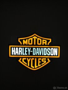 Harley Davidson LED Logo lampa - 10