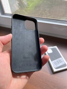 Apple iPhone 13 Mini Leather Case -- originální kožený kryt - 10