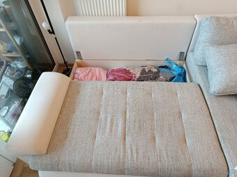 Rozkládací sedačka s úložným prostorem - 10