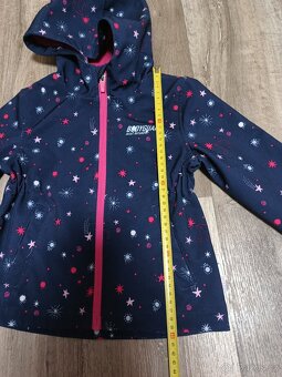 Softshell dívčí bundičky vel. 98, 104 - 10