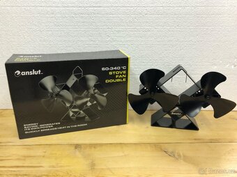 Nový krbový ventilátor 2-vrtulový - 10