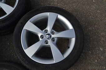 Škoda Fabia III/Rapid- NOVÝ letní Alu komplet 215/45/R16 - 10