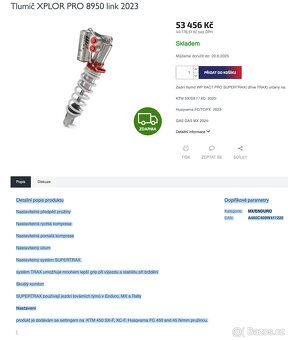 WP WP Cone Valve + XACT PRO 8950 Husqvarna,KTM GAS GAS - 10