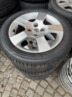 Alu kola Peugeot 4x108 letni pneu 195/55 r16 Leao - 10