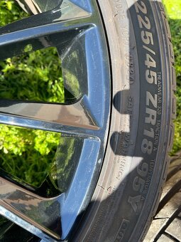 Prodám alu Carmani 5x120 r18 letní pneu 225/45/18 - 10