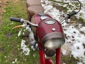 Jawa 350 / 354 kývačka, původní stav, patinovka, po STK - 10