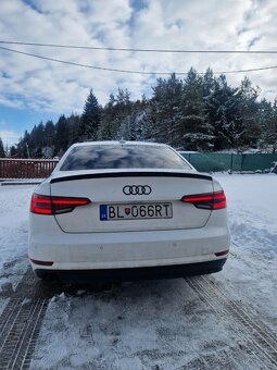 AUDI A4 S4 RS4 B9 spoiler kridlo lipko na hranu kufra - 10