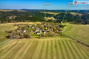 Stavební a lesní pozemky, 11355 m2, Křínov u Plané, okres Ta - 10