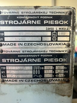 Tabulové nůžky NTC 2500/4 - 10