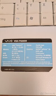 Bytelný Sony Vaio PCG-7A1M čtěte prosím popis - 10