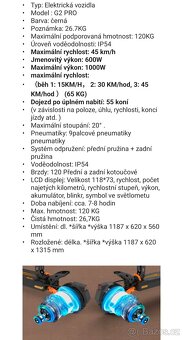 Prodám elektro koloběžku kukirin G2 PRO - 10